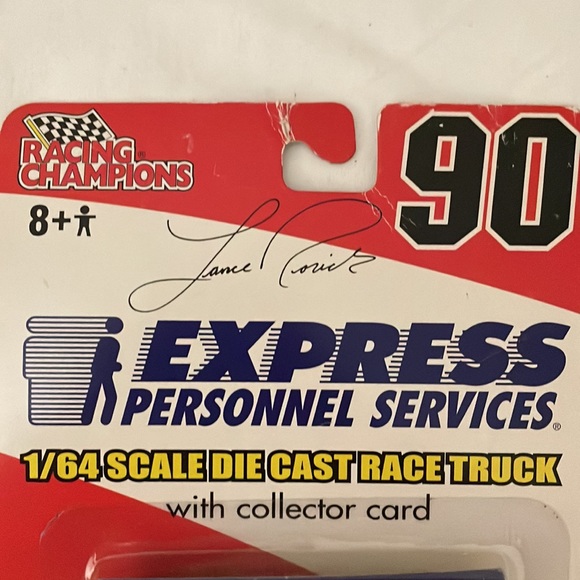 New in package. Lance Norick die cast race truck 1/64 scale with collector card - Picture 4 of 5